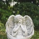 Glitzhome 19''H MgO Kneeling Angel Garden Statue