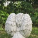 Glitzhome 19''H MgO Kneeling Angel Garden Statue