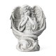 Glitzhome 19''H MgO Kneeling Angel Garden Statue