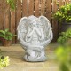 Glitzhome 19''H MgO Kneeling Angel Garden Statue