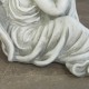 Glitzhome 15''H MgO Sleeping Angel  Garden Statue