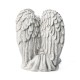 Glitzhome 15''H MgO Sleeping Angel  Garden Statue