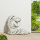 Glitzhome 15''H MgO Sleeping Angel  Garden Statue