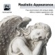 Glitzhome 15''H MgO Sleeping Angel  Garden Statue