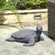 Glitzhome 22.75''L MgO Oversized Crawling Turtle Garden Statue