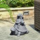 Glitzhome 15.75''L MgO Stacked Turtle Garden Statue