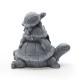 Glitzhome 15.75''L MgO Stacked Turtle Garden Statue