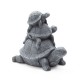 Glitzhome 15.75''L MgO Stacked Turtle Garden Statue