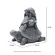 Glitzhome 15.75''L MgO Stacked Turtle Garden Statue