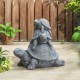 Glitzhome 15.75''L MgO Stacked Turtle Garden Statue