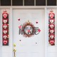 Glitzhome 24"L Metal "HOME SWEET HOME" Wall Decor with 6 Changeable Shaped Decors(Spring/ Valentine/ Patriotic/ Fall/ Halloween/ Christmas)