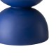 Glitzhome 17.75"H Multi-functional MgO Cobalt Blue Garden Stool or Planter Stand or Accent Table