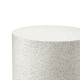 Glitzhome 17.25"H Multi-functional MgO Faux Terrazzo Garden Stool or Planter Stand or Accent Table