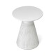 Glitzhome 18.25"H Multi-functional MgO Pedestal Garden Stool or Planter Stand or Accent Table
