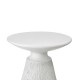 Glitzhome 18.25"H Multi-functional MgO Pedestal Garden Stool or Planter Stand or Accent Table