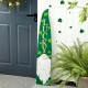 Glitzhome 42"H St. Patrick's Wooden Gonme LUCKY Porch Sign Decor