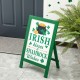 Glitzhome 24"H St. Patrick's Wooden Porch Sign