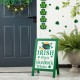 Glitzhome 24"H St. Patrick's Wooden Porch Sign