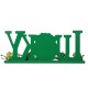 Glitzhome 15.75"L St. Patrick's Lucky Wooden Table Decor