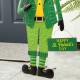 Glitzhome 36"H St. Patrick's Metal Leprechaun Yard Stake or Standing Decor or Wall Decor