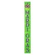 Glitzhome 60"H Mardi Gras Wooden Porch Sign