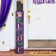 Glitzhome 42"H Mardi Gras "WELCOME" Wooden Porch Sign