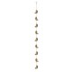 Glitzhome 8.5ft Faux Copper Patina Finish Fish Shaped Rain Chain with V-Shaped Gutter Clip