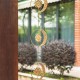 Glitzhome 8.5ft Faux Copper Patina Finish Sun and Moon Rain Chain with V-Shaped Gutter Clip