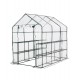 Glitzhome 84.25''W 12 Shelfves Walk-In Zipper PVC Greenhouse