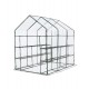 Glitzhome 84.25''W 12 Shelfves Walk-In Zipper PVC Greenhouse