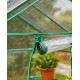 Glitzhome 84.25''W 12 Shelfves Walk-In Zipper PVC Greenhouse