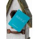 格致优品 Glitzhome 10.75"H Wood Green Roof Garden Birdhouse—格致优品 Glitzhome 10.75"H木绿色屋顶花园鸟屋