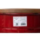 格致优品 Glitzhome Red Metal Storage Accent Table or Stool with Round Wood Lid—格致优品 Glitzhome 红色金属边桌/ 凳子，附储物功能