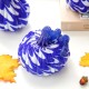 Glitzhome S/3 Blue/White Glass Pumpkin & Gourd Decor