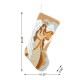 Glitzhome 20.00"L Hooked Stocking, Angel