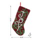 Glitzhome 20.00"L Hooked Stocking, JOY