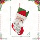 Glitzhome 20.5"L Hooked Stocking, Santa