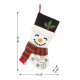 Glitzhome 20.5"L Hooked Stocking, Snowman