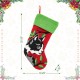 Glitzhome 20.5"L Hooked Stocking, Cat