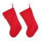 Glitzhome Set of 2 20.5"L Hooked Stocking, Dog & Cat