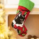 Glitzhome Set of 2 20.5"L Hooked Stocking, Dog & Cat