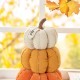 Glitzhome 13"H Fall Stacked Fabric Pumpkin