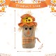 Glitzhome 23.25"H Fall Linen Scarecrow Doorstop Porch Decor