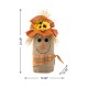 Glitzhome 23.25"H Fall Linen Scarecrow Doorstop Porch Decor