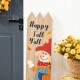 Glitzhome 41.75"H Fall Wood Scarecrow Porch Decor