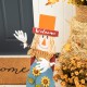 Glitzhome 29.5"H Fall Wood Scarecrow Porch Decor