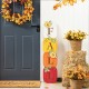 Glitzhome 42"H Fall Wood Stacked Pumpkin Porch Decor