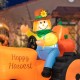 Glitzhome 7ft Fall Lighted Inflatable Tractor Decor