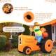 Glitzhome 7ft Fall Lighted Inflatable Tractor Decor