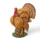 Glitzhome 9.5"H Thanksgiving Resin Turkey Table Decor